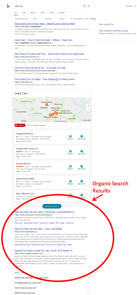 Bing Search Results Image