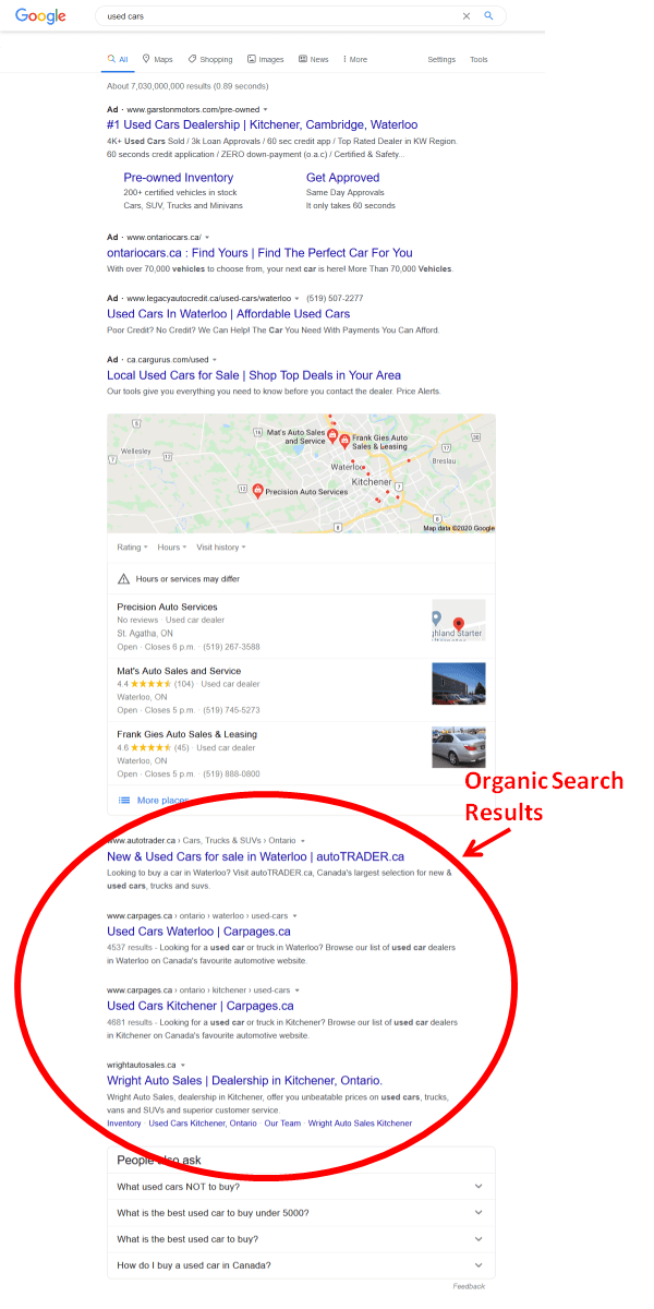 Google Search Results Image